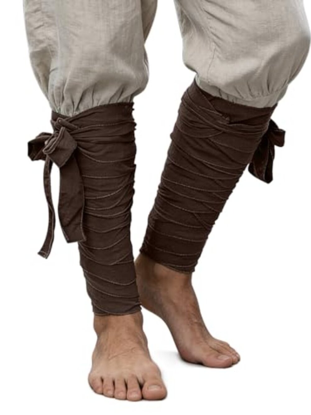 Renaissance Leg Wraps Puttees Medieval Arm Wraps Viking Pirate‎ LARP Accessory